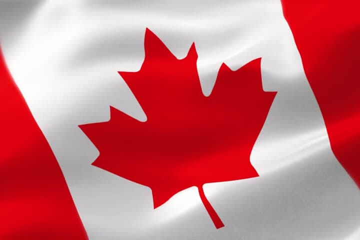 canada waving flag