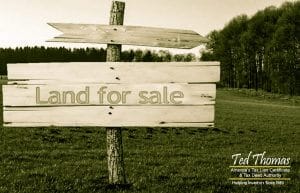 back taxes land for sale