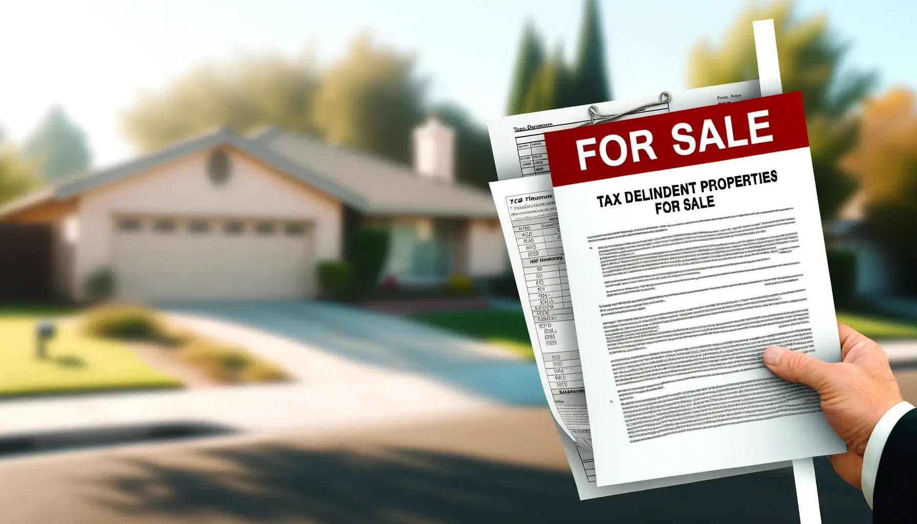 How to find a tax delinquent properties for sale list