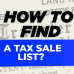 How to find a tax sale list