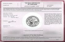 illinois tax lien certificate