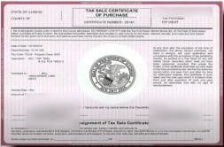 illinois tax lien certificate