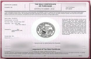 What is the Average Cost of Tax Lien Certificates? 1