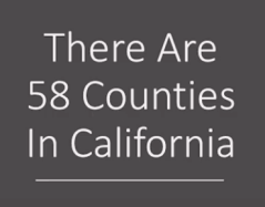 58 counties california