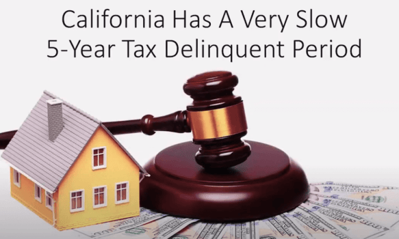 california 5 year delinquent period