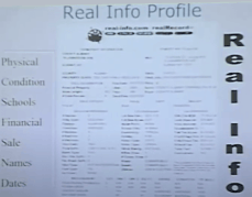 real estate market value realinfo profile