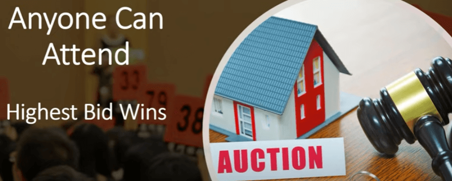 anyone can attend tax delinquent property auctions