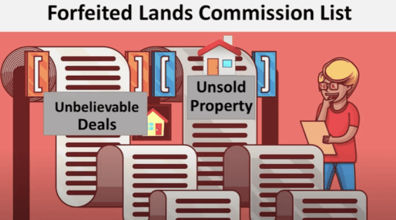 forfeited lands commission list