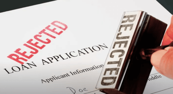 rejected loan application