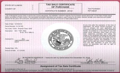 tax lien certificates can pay as much as 36 percent interest