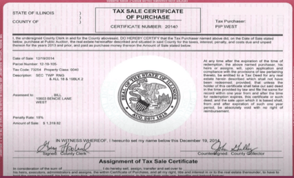 investing in tax lien certificates
