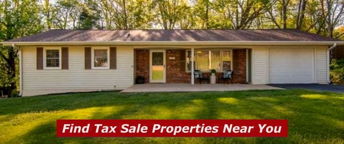 how to find tax sale properties near me