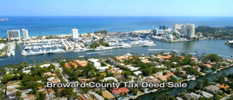 how to find Broward County tax deed sales