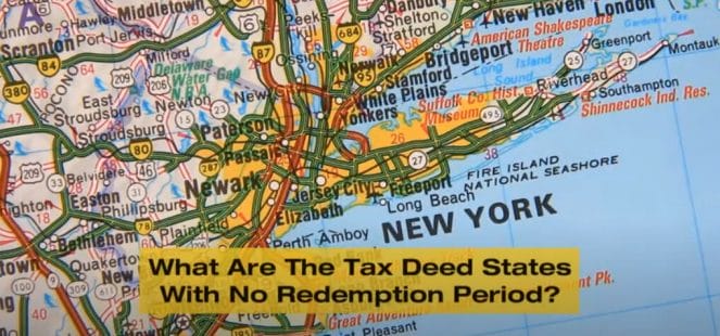 redeemable deed states are tax deed states with no redemption period