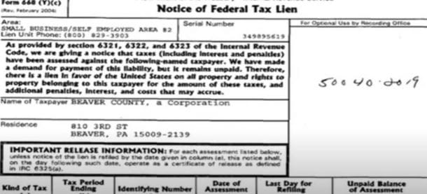 the priority of IRS tax liens