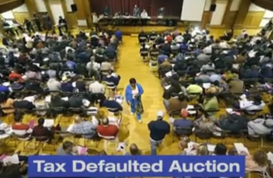get real estate bargains at a property tax auction