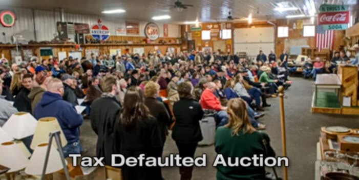 how to sell land by owner that was purchased cheaply at an auction