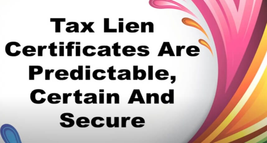 tax lien certificates are secure
