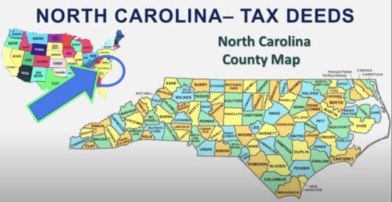 finding tax deed sales in NC