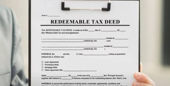 profit from redeemable tax deed sales in Texas