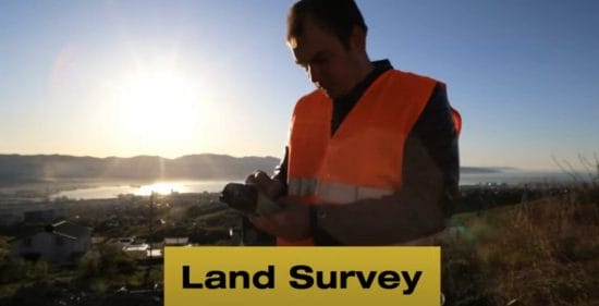 determine the boundaries of land tax sale property with a land survey